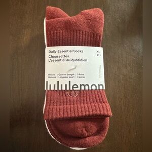🍋🧦LULULEMON DAILY ESSENTIAL SOCKS 3PK 🍋🧦‼️NWT‼️